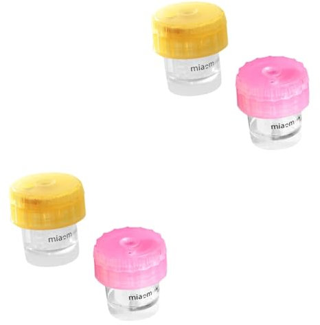 Gatuida 4sets Travel Lens Cleaner Rotatable Lens Case Compact Cleaning Kit for Daily Eye Care