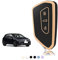 TOOMUME Coque Clé, Etui Cles Étui Clés Adapté pour VW Golf 8 MK8 Cupra Born Formentor Seat Leon MK4 Ateca Tarraco Skoda Octavia Enyaq, Couvre Clef Cache Cle Voiture Telécommande - Smart Key