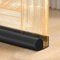 Mastery Mart Draught Excluder for Doors - Soundproof Door Seal and Premium Weather Stripping - 30 to 39 Adjustable for Most Doors - Noise Blocker - Keeps Cool Air in (Midnight Black) MM DD