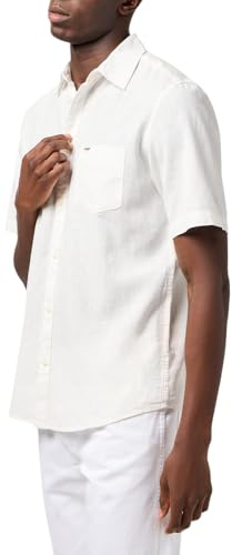 Wrangler - Hemd Herren - Regular Fit - Ss 1 Pkt Shirt - Silber Rosa