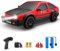 ACAMMZAR Macchina Telecomandata RC Drift per Bambini, 1:24 20KM/H 4WD Macchine Telecomandate, Radiocomandata Auto con 2 Batterie per Adulta, Rosso e nero