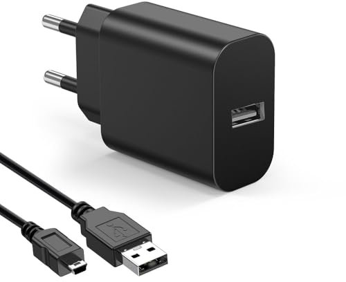 Bouge USB Kabel ladekabel kompatibel mit Ravensburger Tiptoi 1/2/3 Generation, 1.5M Kabellänge Ladegerät Kabel Schwarz