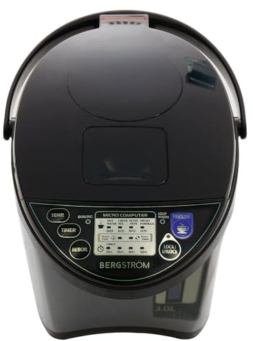 Coopers of Stortford - 3L Thermal Water Boiler, Instant Hot Water Dispenser - Stainless Steel Water Boiler with12 Set Timer Settings - Electric Instant Kettle