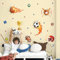 Tanlaby 3D Calcio Adesivi Murali Ragazzo Removibile Calcio Adesivo Murale Sport Palle Calcio Rugby Baseball Decorazione Murale per Bambini Ragazzi e Ragazze Camera da Letto Stanza Della Scuola