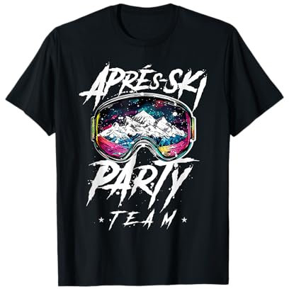 Apres Ski Party Team Skibrille Skibrille Lustige Wintersport T-Shirt