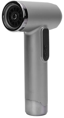 Asciugacapelli Senza Fili, Mini Asciugacapelli Piccolo Asciugacapelli Ricaricabile USB Batteria 15000mAh Asciugatura Rapida Motore Ad Alta velocità Leggero e Portatile per Viaggi (SILVER)
