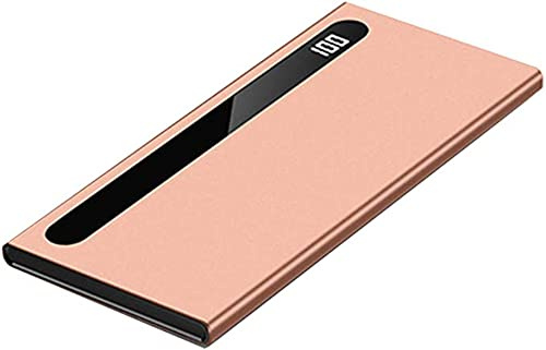 Portable Charger 1000000Mah Power Bank High Capacity External Battery, Portable Ultra High Capacity Led Digital Display Usb Powerful External Charger,Blackt Charging,Gold
