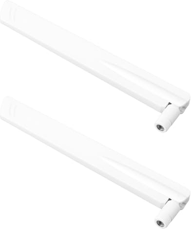 SG Store 5G High Gain SMA Omni Antenne 18dBi Vollband 600-6000MHz für GSM/GPRS/5G/4G/3G/2G/NB‑loT Vollband-Netzwerkausrüstung, Weiß