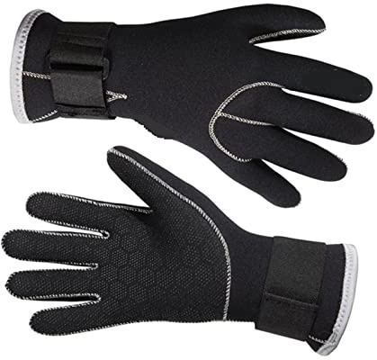 IXMLDAXD Guantes de Buceo, Guantes de Buceo Dive Sail 3 mm, Guantes natación for Hombres y Mujeres, Equipo Regalo, Invierno for Surfear remar(M)