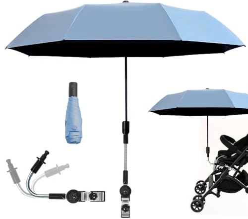 Sonnenschirm Kinderwagen Universal, Sonnenschirm Buggy UV Schutz Ø90cm