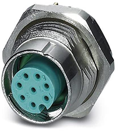 PHOENIX CONTACT SACC-DSI-FS-8CON-L180/SH TQ Hinterwund Gerätesteckverbinder, 8 Polig, M16 Gewinde, 20 Stück