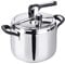 Barazzoni Pentola a Pressione Silicon PRO, ø22cm, capacità 7,0lt, Acciaio Inox 18/10, Made in Italy, 7 Litri, Inossidabile, Argento