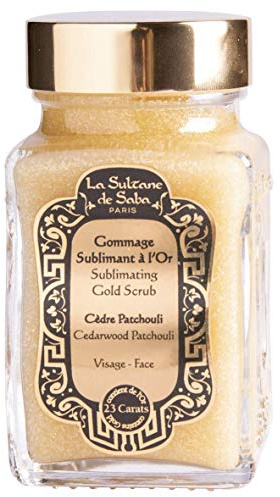 La Sultane de Saba - Face Scrub - Gold : Cedar & Patchouli, 100ml / 3.4 Fl Oz