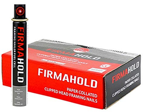 TIMco FirmaHold Clipped Head Nails - Retail Pack Incl. Fuel Cell - Description: 2.8 x 50mm A2 Stainless Steel - Fuel Cell Qty: 4 - CSSR50G Pack of: 1100