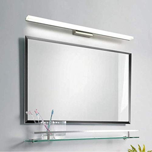 SJUN LED Badlampe Badleuchte Spiegellampe Spiegelleuchte Bad Leuchte Wandlampe Kaltweiß/Warmweiß Badezimmerlampe Badlampe Spiegel Wand Schminklicht 40~150cm (100CM weißes Licht)