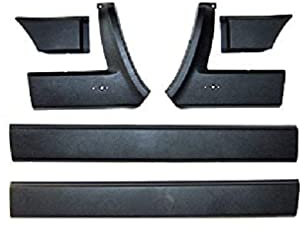 Modanature paracolpi fasce protettive laterali (KIT 6 PEZZI) per auto 4x4 dal 1986>