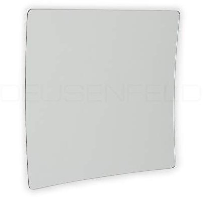 DEUSENFELD KKQ5-15 - eckiger Kosmetikspiegel selbstklebend, Schminkspiegel, Rasierspiegel Quadro zum Kleben, 5-Fach Vergrößerung, 15x15cm, eckig, Rahmenlos, mit 3M Klebepads