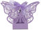 EVTSCAN Farfalla Zuccheriera, Bomboniera Zucchero Cioccolato Scatole Decorazione Matrimonio per Matrimonio Compleanno - 100PCS(Viola)