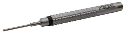 KD89 HOROTEC MSA10.533 - Strumento a caccia-perni con manico in ottone eloxato e incudine in acciaio inossidabile, con 11 caccia-perni.