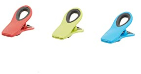 Premier Housewares Stylish Set Of Three Magnetic Clips | Practical Design Magnetic Cips For Kitchen | Durable Clips For Fridge | Lightweight Magnetic Clips | Contemporary Clips
