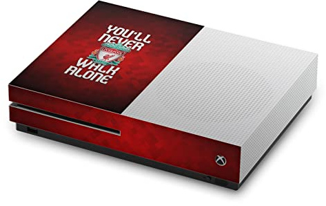 Head Case Designs Offizielle Liverpool Football Club YNWA Kunst Vinyl Haut Gaming Aufkleber Abziehbild Abdeckung kompatibel mit Xbox One S Console
