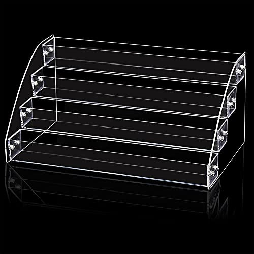 4 Tier Nail Polish Organiser,Nail Varnish Storage that Can Hold 48 Bottles of Nail Polish,Acrylic Display StandAvailable for Perfume Stand,Skin Care Organizer and Sunglasses Organiser
