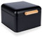 Vilde - Brotkasten metall - Brotbox - Brotbehälter - Bread box - Brot aufbewahrungsbox - schwarz - 22 x 20 x 14 cm