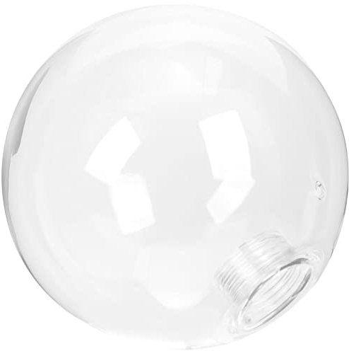 DOITOOL Lampenschirm aus Glas Globus G9 Transparent Kuppel Gewinde Lampenschirm Ersatzschirm für Pendelleuchte Deckenleuchte