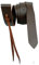 WEMBILS Latigo Sattelgurt aus Leder mit Löchern für Westernsattel, Braun, 152,4 cm
