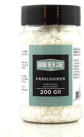 BrandNewCake® Hagelzucker 500g - Perfekt für Kekse und Kuchendekorationen - Zuckerperlen für Backen und Verzieren