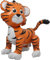 Tiger Folienballon, Tiger Luftballon, XXL Folienballon Tiere, Tier Riesenballon, Waldtiere Geburtstag Luftballons, Kindergeburtstag Party Ballon Deko
