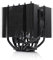 Noctua NH-D12L chromax.black, Disipador de CPU de Altura Reducida y Doble Torre (120 mm, Negro)