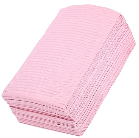 125pcs Nail Art Table Mats, Waterproof Nail Art Paper Table Mat Pad Pink Nail Art Table Mat Disposable Paper Desk Protector Pad for Nail Art Practice Manicure Tool