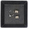 Nwvuop Ceramic Jewellery Trinket Dish, Ring Holder Trinket Dish Key Bowl for Hallways Gifts for Women Her(Black)
