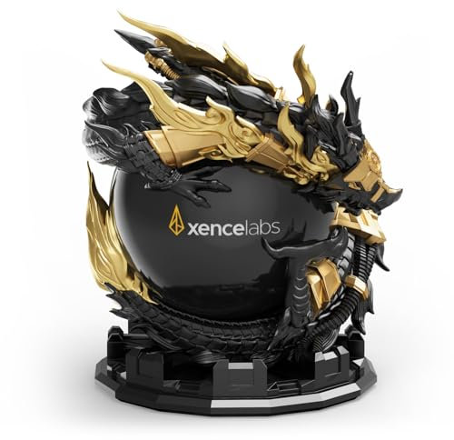 Xencelabs Limited Edition Dragon Stifthalter für 3-Tasten-Stift & dünner Stift - Year of The Dragon 2024 - Kompatibel mit Xencelabs Pen Tablets und Pen Displays (Schwarz)