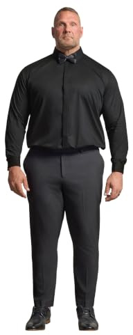 BadRhino Big & Tall Long Sleeve Formal Shirt - Men's - Plus Size Curve