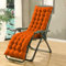 Outdoor Schaukelstuhl Sonnenliege mit weichem Komfort Chaiselongue für drinnen und draußen, Orange, 80 x 40 cm