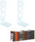 Serre Livres en Métal, Serre Livres Antidérapants, Blanc Serre Livre, Organisateur Livres, Etagere Bureau, Presse-Livres Robuste pour Bureau, Maison, École, Bibliothèque, 1 Paire
