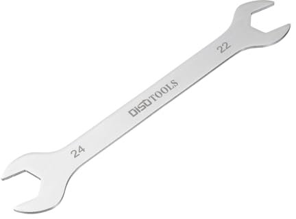 QUARKZMAN Doppel-Maulschlüssel 22mm x 24mm, Schraubenschlüssel Gabelschlüssel Sandstrahlen 3cr13 Edelstahl, Offener Ringschlüssel für Haushalts und Allgemeine Reparaturen