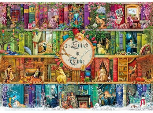 Wentworth Jigsaw Puzzle - A Stitch in Time – 250 Pieces - For Adults - Shaped Puzzle Pieces & Themed Whimsies - Great for a Gift