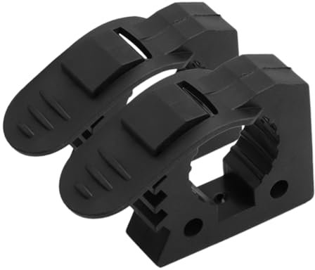 iplusmile 2 Abrazaderas De Transporte Resistentes Negras De Goma Para Portaequipajes De Camión