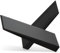 BAM BOO BOX Bamboo Door Stoppers Non-Slip Black – Set of 2 Wooden Door Stop – Fixed Door Stopper Base with Rubber – Door Wedges for All Types of Doors – Door Wedge