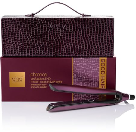 ghd chronos Glätteisen: Smarter Haarglätter & Multistyler, Sleek Anti Frizz | Premium Plus Glätteisen, zum Glätten, Locken & Wellen, 27mm Platten, 3x schnelleres Styling, ohne extreme Hitzeschäden