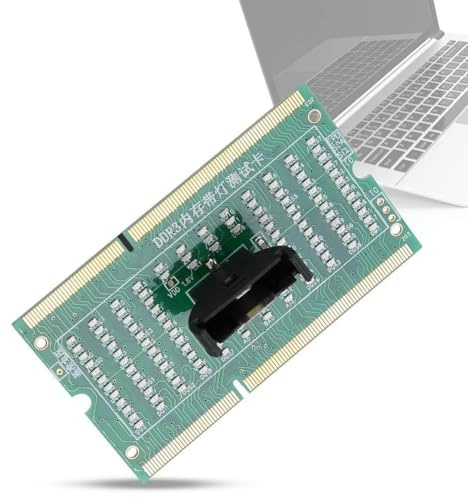 CHICIRISO-DIMM Diagnosekarte Reverse Insertion Prevention Post Tester für Laptop DDR234 mit Licht für Computerreparatur (DDR3)