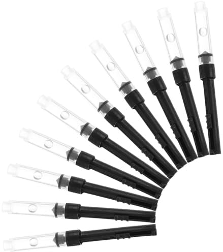 BETOOKY Tintenkonverter Praktische und Einfache Installation 10 Stück für Füllfederhalter Kunststoff Nachfüllgerät 3,4mm Durchmesser Stift Zubehör für Büro und Schule