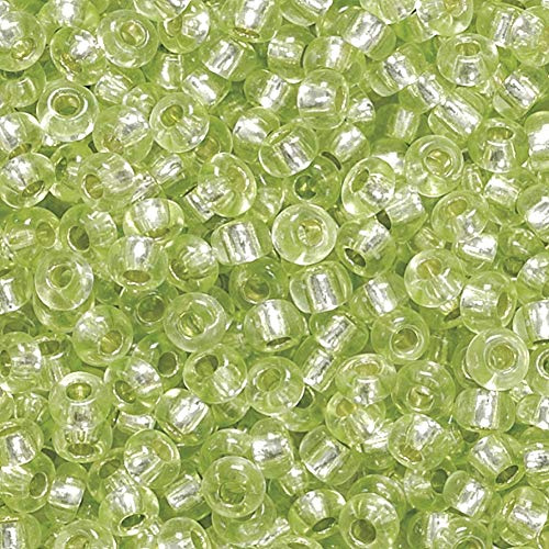 Gütermann / KnorrPrandell 3203425 - Rocailles silber maigrün, 17 g/Dose