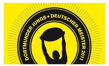 Flaggenfritze Strandtuch Handtuch Dortmunder Jungs Deutscher Meister 2011