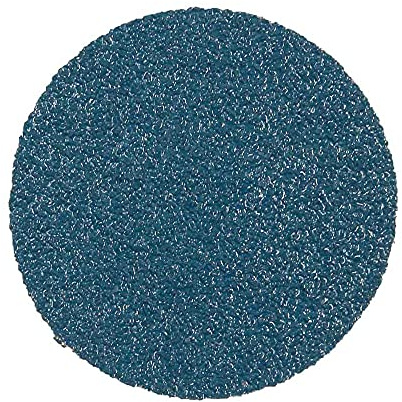 Abracs ABQLFD050060 Zirkonium-Quick-Lock-Schleifscheibe 50mm x 60g - Maximale Drehzahl von 25.000 U/min - Packung enthält 25 Stück