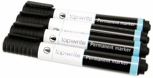 Zwarte permanent markers