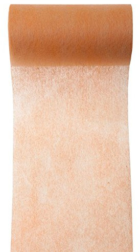 Servietten-/Tischband Vlies, apricot, 10 m - Elegantes Tischband in Apricot aus Vlies zur Dekoration